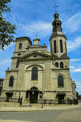 Fototapeta na wymiar Cathedral in Quebec City, Canada