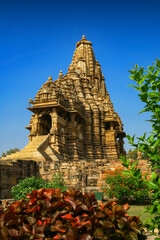 Western Group of Temples, Khajuraho, Madhya Pradesh, India. it's an UNESCO world heritage site.