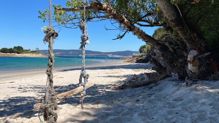 Columpio en la Playa del Santo