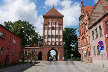 Fototapeta premium Gröpertor in Wittstock an der Dosse