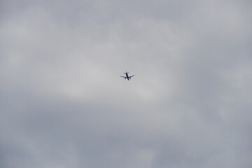 Himmel Flieger Wolken grau © TSW