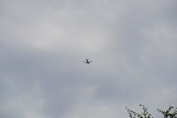 Himmel Flieger Wolken grau © TSW