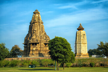 Western Group of Temples, Khajuraho, Madhya Pradesh, India. it's an UNESCO world heritage site.