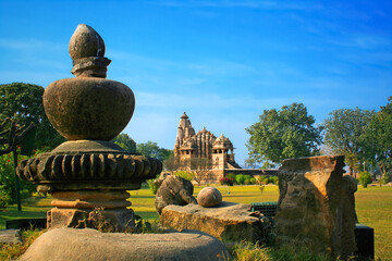Western Group of Temples, Khajuraho, Madhya Pradesh, India. it's an UNESCO world heritage site.