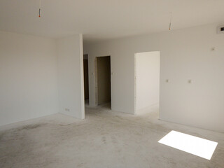 New apartment building place. Construction Square in the city ce