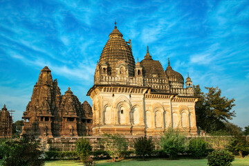 Western Group of Temples, Khajuraho, Madhya Pradesh, India. it's an UNESCO world heritage site.