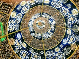 ceiling of the mosque