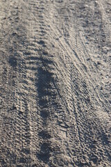 traces on sand