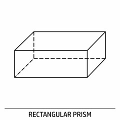 Rectangular Prism outline icon