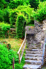 alte Treppe in Monreal