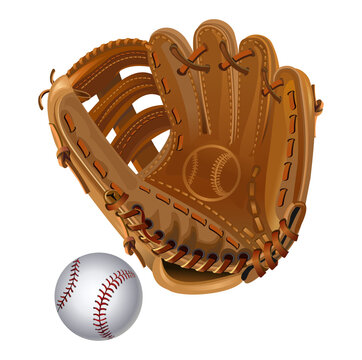 Baseball Glove And Ball