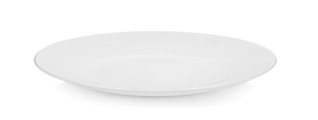 plate on white background