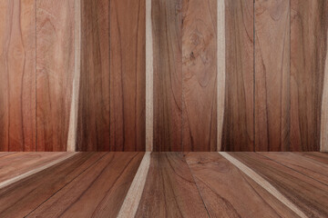 Concept or conceptual vintage or grungy brown background of natural wooden old texture floor and walls