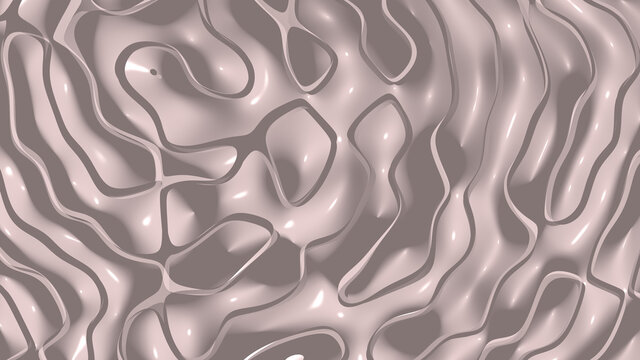 Simple light Spanish pink monochromic 3D abstract background image made of plain crackle patterns with shadow perspectives. spain and illustration