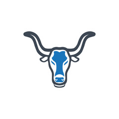 Bull icon (vector illustration)