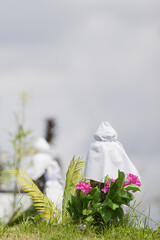 Muslim memorial in cemetery