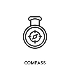 compass vector icon. compass sign symbol. Modern simple icon element for your design	