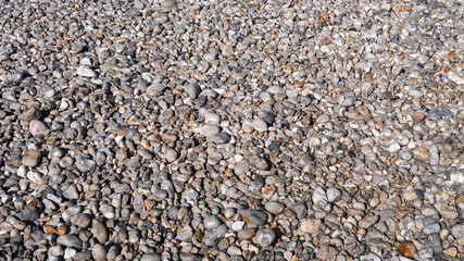 Plage d' Yport en Normandie en France