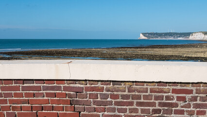 Fototapeta premium Plage d' Yport en Normandie en France