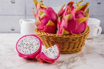 Dragon fruit from Thailand Asia