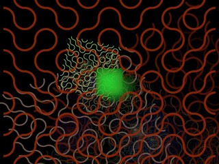 Imaginatory fractal background Image