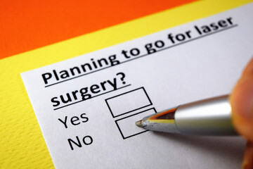 Obraz premium Questionnaire