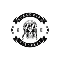 vintage aircraf logo design  © coz1421