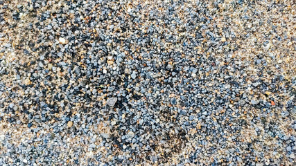 background view of small stones near beach
