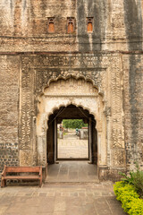 View of main gate at Syamji ki Chhatri, Narsinghgarh, madhya pradesh, India.