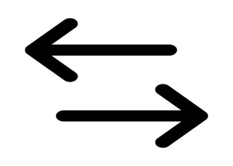 Compare arrows icons. Compare characteristics and parameters of products vector icon