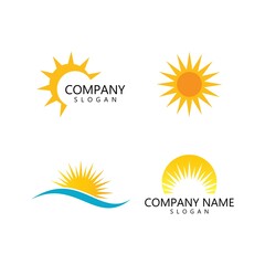 sun ilustration logo