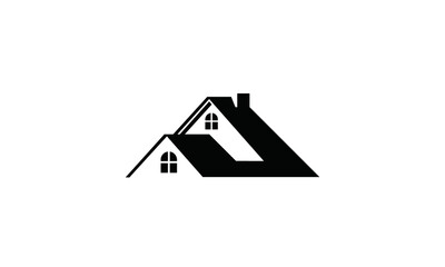 real estate, roof logo house