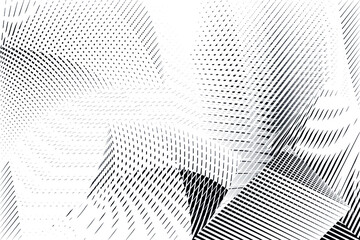 Fototapeta Abstract energy fluid futuristic background, geometric dynamic halftone dots and lines pattern, vector modern design texture for card, banner, flyer, cover, poster, decoration. obraz