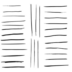  Horizontal and vertical brush strokes