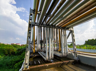 Pipelines for the transportation of industrial oil and gas.