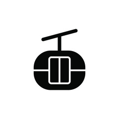 funicular icon vector