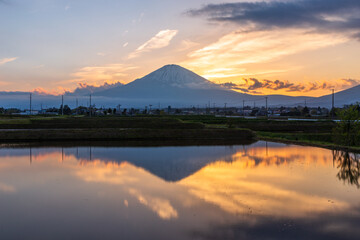 富士山 小山町にて