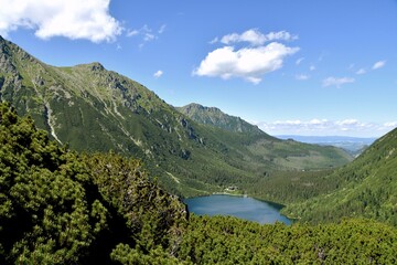 Morskie Oko w Tatrach, Tatrzański Park Narodowy - obrazy, fototapety, plakaty