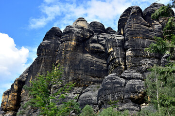 Nationalpark Sächsische Schweiz im Elbsandsteingebirge, Schrammsteine