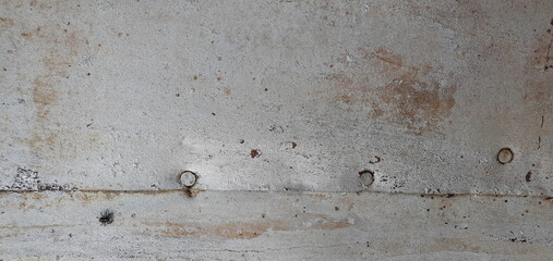 Texture of old rusty tin. Metal wall. The old garage. Background