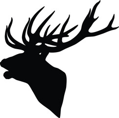 deer head silhouette