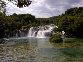 Wasserfall im Naturpark