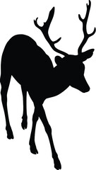 deer silhouette vector