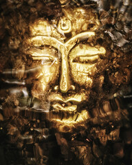 Golden Buddha in Water