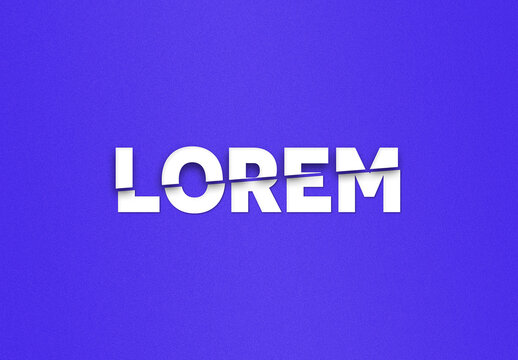 Sliced Text Effect