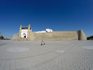 Ark Fortress in Bukhara, Uzbekistan.