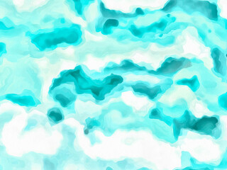 blue pastel abstract background with streaks and dark gaps watercolor