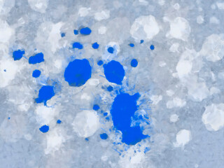 light green watercolor abstract background with a dark dip in the middle