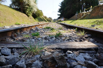 railway in the montain