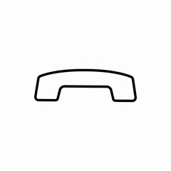 Outline hang up icon.Hang up vector illustration. Symbol for web and mobile